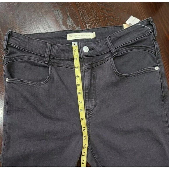 Anthropologie's Pilcro and the Letterpress High Rise Skinny Jeans Black 32 NWT - Picture 11 of 12